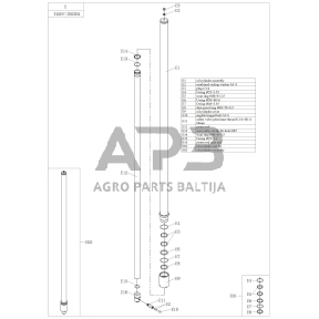 Hidr. keltuvo 4.0t PL4.0-EF ats. tarpinių rink. (10vnt)