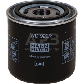Hidraulikos filtras MANN-FILTER WD9203
