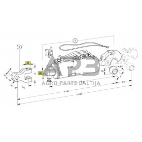 Hidraulinė centrinė traukė toplink Ø120 mm Walterscheid 205131