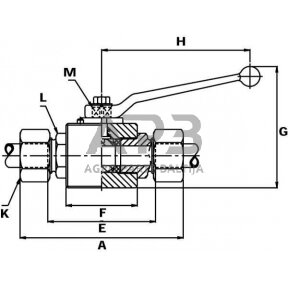 Hidraulinis kranas 10L, KHS10L