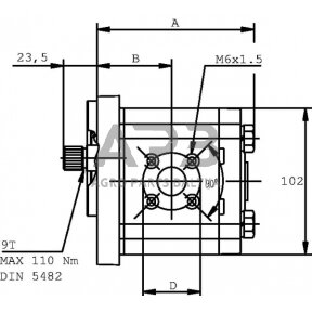 Hidraulinis siurblys Casappa PLP208D012B2