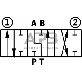 Hidraulinis skirstytuvas SD 18 – 1 sekcijos, SD18/1-G3-211 AET, SD181004
