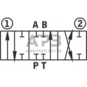 Hidraulinis skirstytuvas SD 18 – 3 sekcijų, 3X18, SD183001