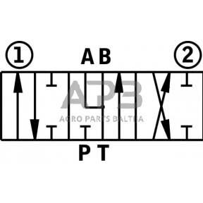 Hidraulinis skirstytuvas SD 5 – 1 sekcijos, SD5/1-G3-211L-AET, SD51007