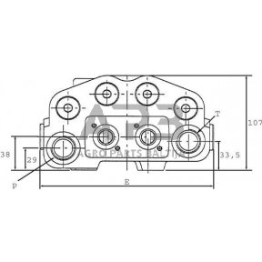 Hidraulinis skirstytuvas SDM102/2-1500, SDM10221500