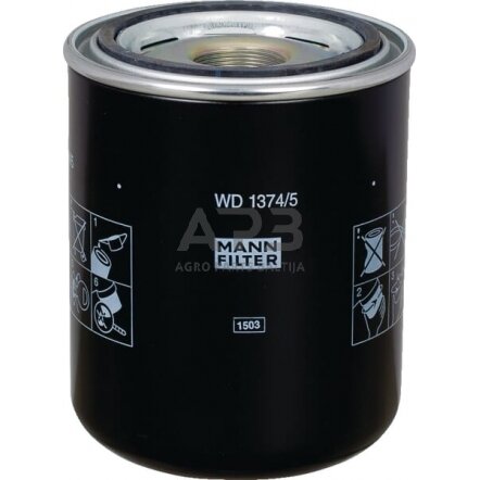Hidraulikos filtras MANN-FILTER WD13745 Hidraulikos filtras MANN-FILTER WD13745