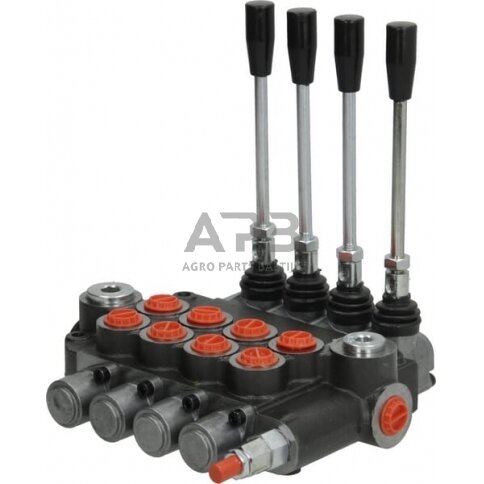 Hidraulinis skirstytuvas 4 sekcijų, MBV11 A1A1A1A1G KZ1, MBV114001GP Hidraulinis skirstytuvas 4 sekcijų, MBV11 A1A1A1A1G KZ1, MBV114001GP