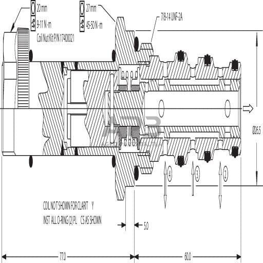 Hidraulinės sistemos vožtuvas reguliavimo 4/2 SV10-24-01-00-00-B-0, SV1024010000B00 2 Hidraulinės sistemos vožtuvas reguliavimo 4/2 SV10-24-01-00-00-B-0, SV1024010000B00 2