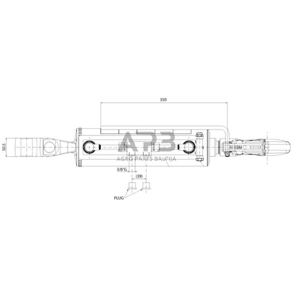 Hidraulinė centrinė traukė toplink CBM 3PHGCA240332 2 Hidraulinė centrinė traukė toplink CBM 3PHGCA240332 2