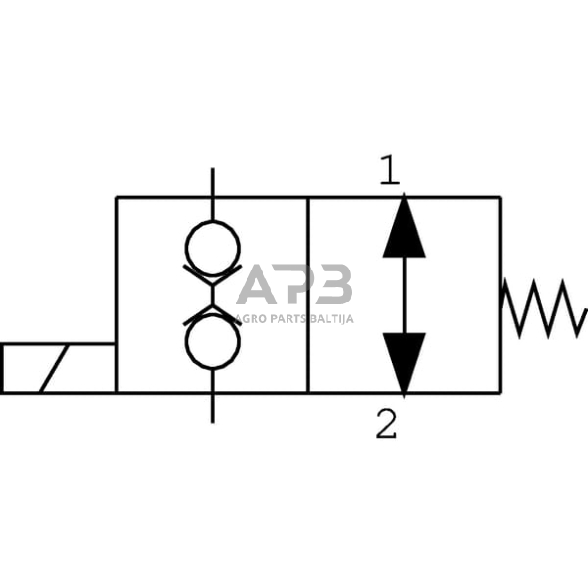 Hidraulinės sistemos vožtuvas 2/2 NO, EW08MNO10TB 3 Hidraulinės sistemos vožtuvas 2/2 NO, EW08MNO10TB 3