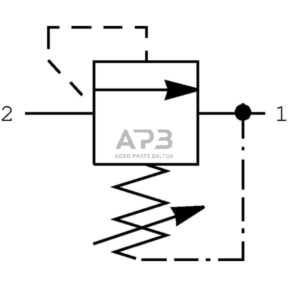 Hidraulinės sistemos vožtuvas slėgio valdymo CP2081B0AC 3 Hidraulinės sistemos vožtuvas slėgio valdymo CP2081B0AC 3