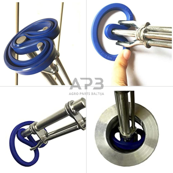 Hidraulinio cilindro tarpinės įdėjimo įrankių rinkinys 3vnt. 2 Hidraulinio cilindro tarpinės įdėjimo įrankių rinkinys 3vnt. 2