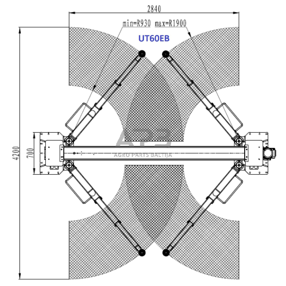 Hidraulinis dviejų kolonų keltuvas su elektromagnetiniu fiksavimu, 6.0t 2 Hidraulinis dviejų kolonų keltuvas su elektromagnetiniu fiksavimu, 6.0t 2