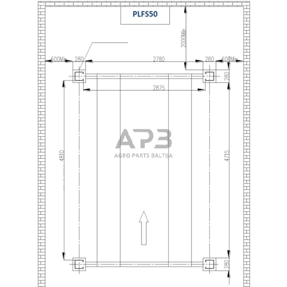 Hidraulinis keltuvas 4 kolonų su papildomu kėlikliu 5t 2 Hidraulinis keltuvas 4 kolonų su papildomu kėlikliu 5t 2