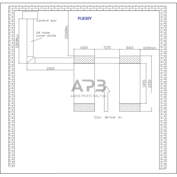 Hidraulinis keltuvas žirklinis 3t, 380V 4 Hidraulinis keltuvas žirklinis 3t, 380V 4