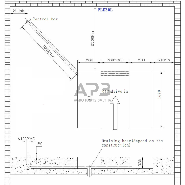 Hidraulinis keltuvas žirklinis 3t 380V 3 Hidraulinis keltuvas žirklinis 3t 380V 3