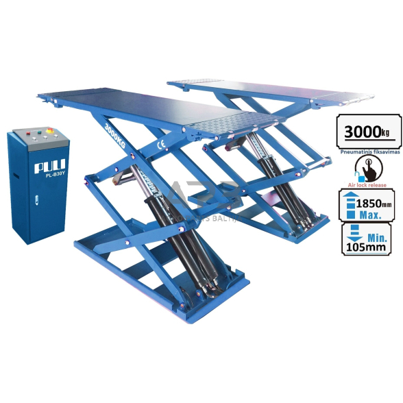 Hidraulinis keltuvas žirklinis 3t, 380V Hidraulinis keltuvas žirklinis 3t, 380V