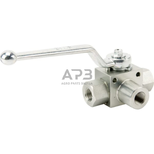 Hidraulinis kranas 3/2-L – 1/4"BSP, KH3KSR04GP Hidraulinis kranas 3/2-L – 1/4"BSP, KH3KSR04GP