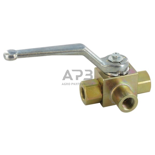 Hidraulinis kranas trišakis ¼, KH3KSR04T Hidraulinis kranas trišakis ¼, KH3KSR04T