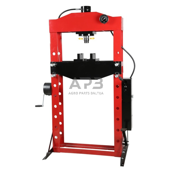 Hidraulinis presas su manometru 50t, kojinis Hidraulinis presas su manometru 50t, kojinis