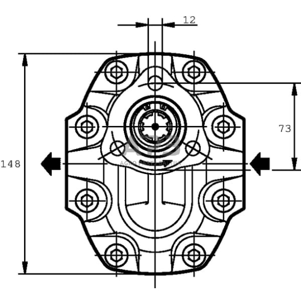 Hidraulinis siurblys Casappa FP40109D 3 Hidraulinis siurblys Casappa FP40109D 3