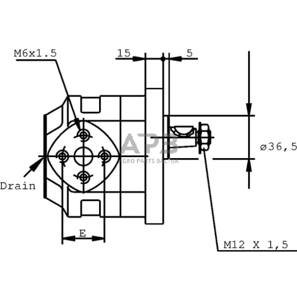 Hidraulinis siurblys Casappa KP2020D082E2 3 Hidraulinis siurblys Casappa KP2020D082E2 3