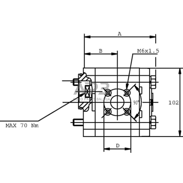 Hidraulinis siurblys Casappa PLP2016D095B6 1 Hidraulinis siurblys Casappa PLP2016D095B6 1
