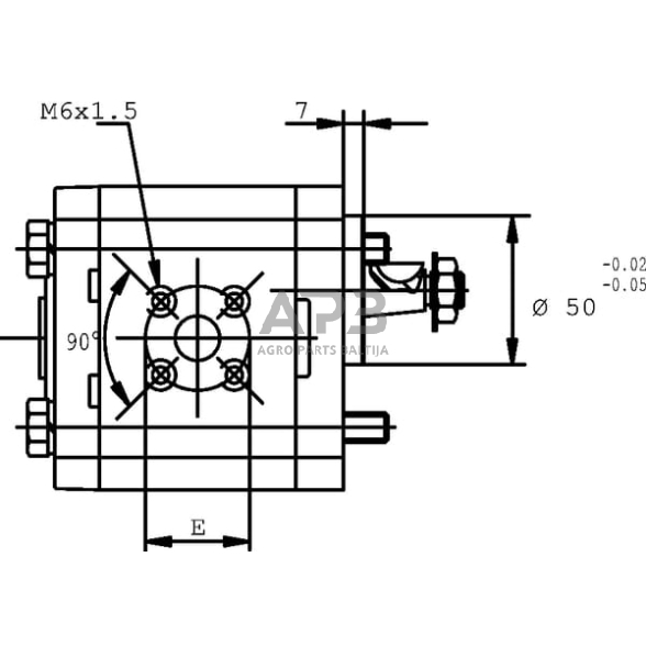 Hidraulinis siurblys Casappa PLP204S054B4 3 Hidraulinis siurblys Casappa PLP204S054B4 3
