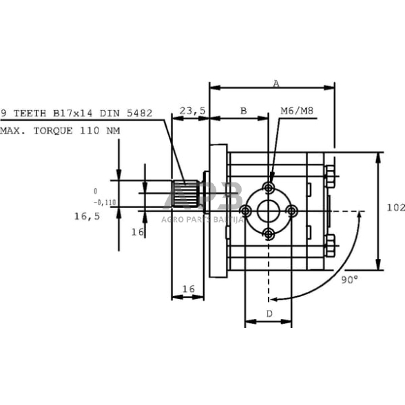 Hidraulinis siurblys Casappa PLP206D012E2 1 Hidraulinis siurblys Casappa PLP206D012E2 1