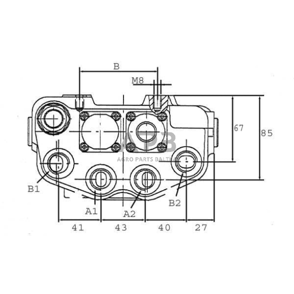 Hidraulinis skirstytuvas 513-18, SDM1022001 2 Hidraulinis skirstytuvas 513-18, SDM1022001 2