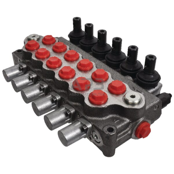 Hidraulinis skirstytuvas SD 5 – 6 sekcijų, 6xDA, SD56001 1 Hidraulinis skirstytuvas SD 5 – 6 sekcijų, 6xDA, SD56001 1