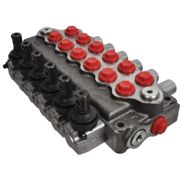 Hidraulinis skirstytuvas SD 5 – 6 sekcijų, 6xDA, SD56001 Hidraulinis skirstytuvas SD 5 – 6 sekcijų, 6xDA, SD56001