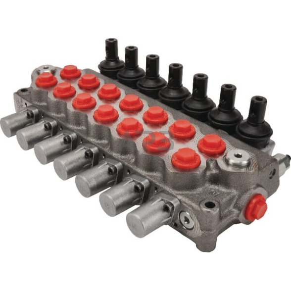 Hidraulinis skirstytuvas SD 5 – 7 sekcijų, SD5/7-P(KG3-120)1-8 x 7AET, SD57001 1 Hidraulinis skirstytuvas SD 5 – 7 sekcijų, SD5/7-P(KG3-120)1-8 x 7AET, SD57001 1