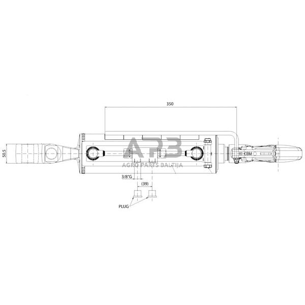 Hidraulinė centrinė traukė toplink CBM 3PHGCA240332 2 Hidraulinė centrinė traukė toplink CBM 3PHGCA240332 2