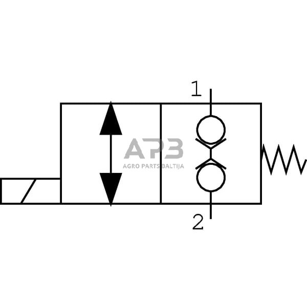 Hidraulinės sistemos vožtuvas 2/2 NC EW10MNC20PB 3 Hidraulinės sistemos vožtuvas 2/2 NC EW10MNC20PB 3