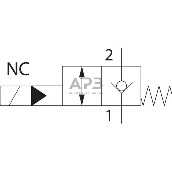 Hidraulinės sistemos vožtuvas 2/2 NC FP-22-CP-S08-06, FP22CPS0806 1 Hidraulinės sistemos vožtuvas 2/2 NC FP-22-CP-S08-06, FP22CPS0806 1