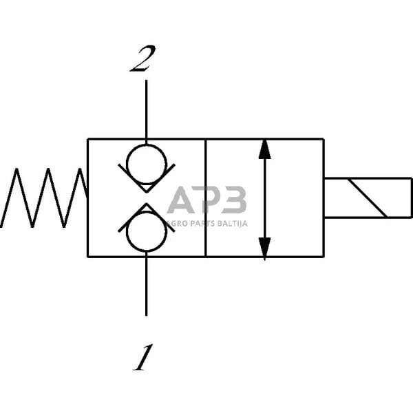 Hidraulinės sistemos vožtuvas 2/2 SVP08-CDB-00-B-00, SVP08CDB00B00 4