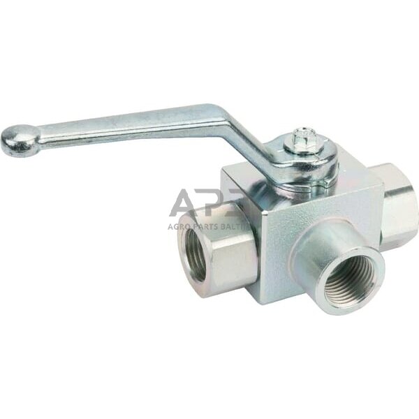 Hidraulinis kranas trišakis 1/2 , KH3KSR08T Hidraulinis kranas trišakis 1/2 , KH3KSR08T