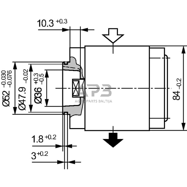 Hidraulinis siurblys Bosch Rexroth 0510315305 3 Hidraulinis siurblys Bosch Rexroth 0510315305 3