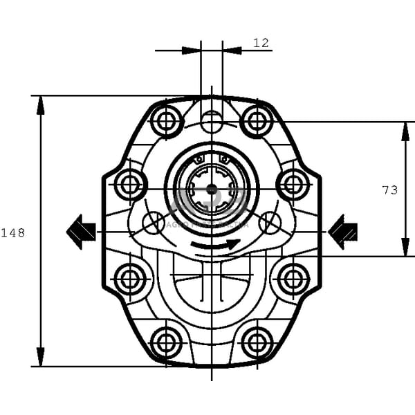 Hidraulinis siurblys Casappa FP3082D 2 Hidraulinis siurblys Casappa FP3082D 2