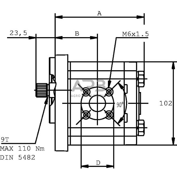 Hidraulinis siurblys Casappa PLP206D012B2 1