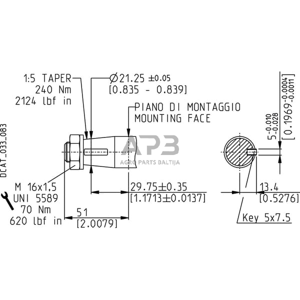 Hidraulinis siurblys Casappa PLP3034D056B3 2