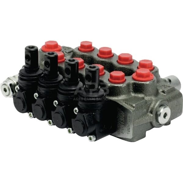 Hidraulinis skirstytuvas 4 sekcijų, 18-18-18-18-PSA, SDM0804001 Hidraulinis skirstytuvas 4 sekcijų, 18-18-18-18-PSA, SDM0804001