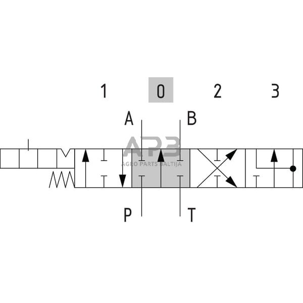 Hidraulinis skirstytuvas SD 5 – 1 sekcijos, SD5/1/513 AET, SD51011 2 Hidraulinis skirstytuvas SD 5 – 1 sekcijos, SD5/1/513 AET, SD51011 2
