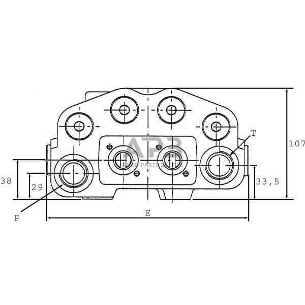 Hidraulinis skirstytuvas SDM102/2-1500, SDM10221500 4