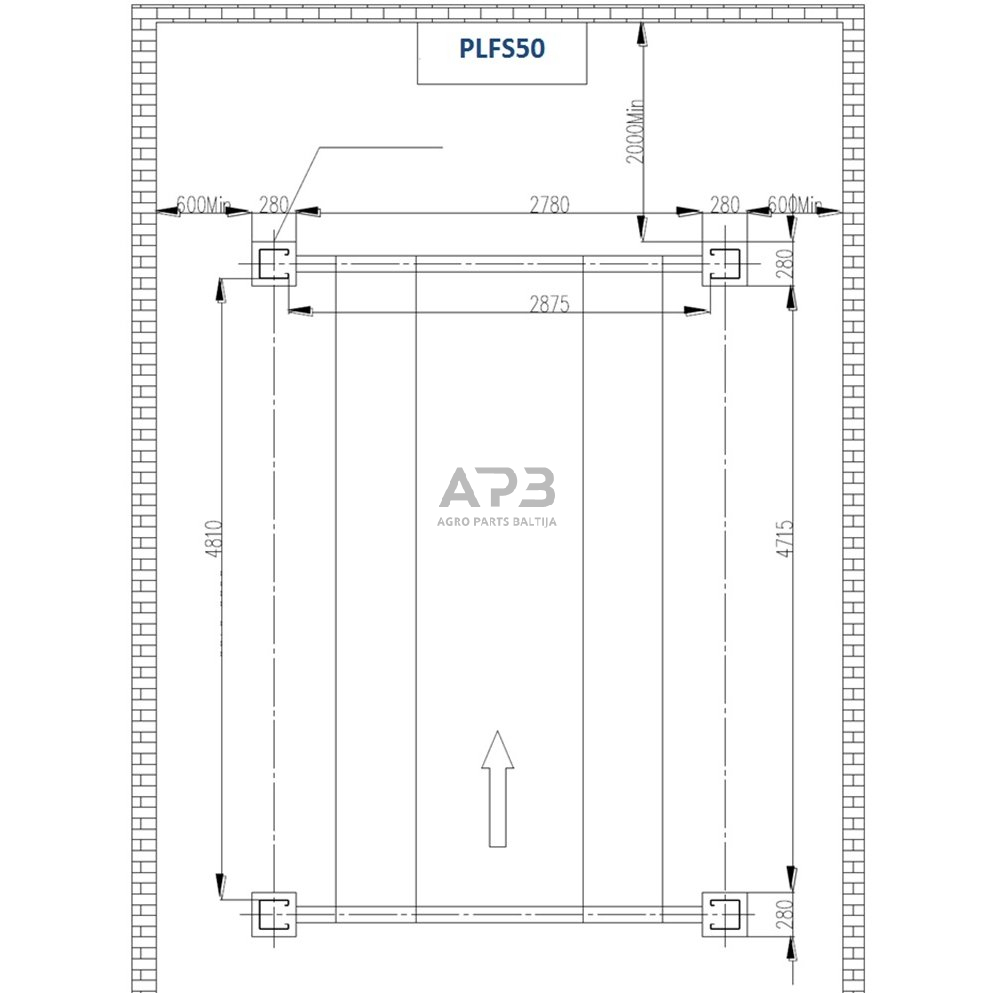Hidraulinis keltuvas 4 kolonų su papildomu kėlikliu 5t 2 Hidraulinis keltuvas 4 kolonų su papildomu kėlikliu 5t 2