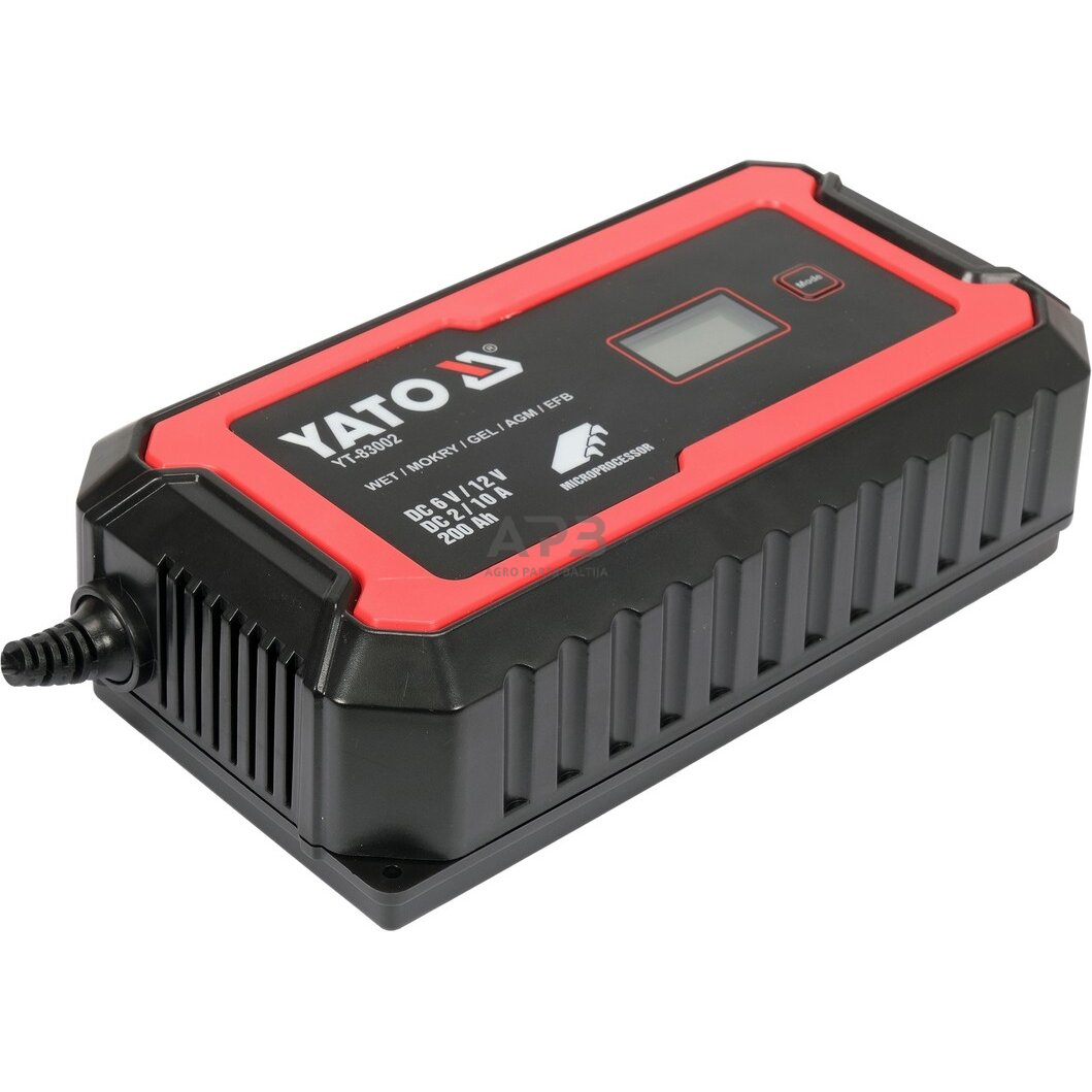 Įkroviklis akumuliatoriui elektroninis 6/12V 2/10A 200Ah 2 Įkroviklis akumuliatoriui elektroninis 6/12V 2/10A 200Ah 2