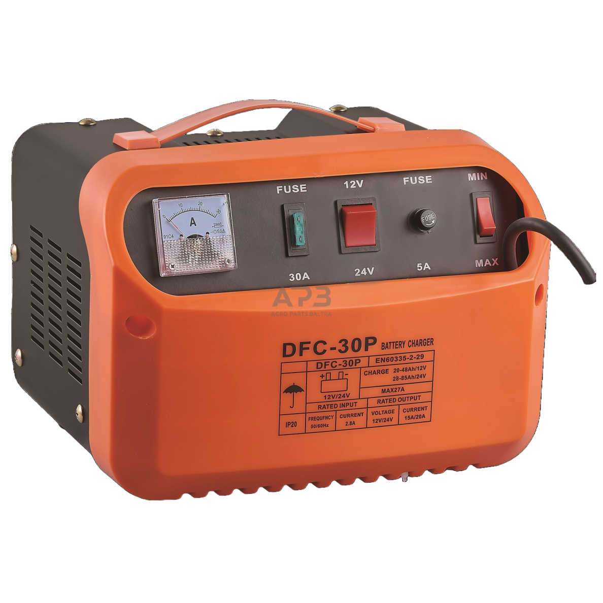 Įkroviklis akumuliatoriui 12/24V 27A 240Ah