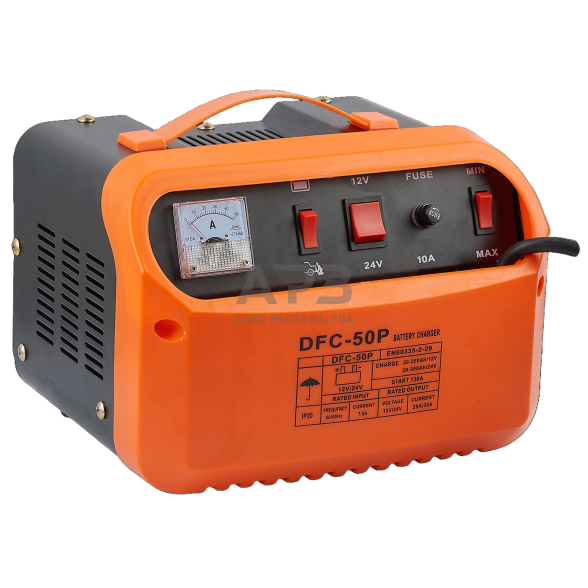 Įkroviklis-paleidėjas akumuliatoriui 12/24V 130A 350Ah Įkroviklis-paleidėjas akumuliatoriui 12/24V 130A 350Ah