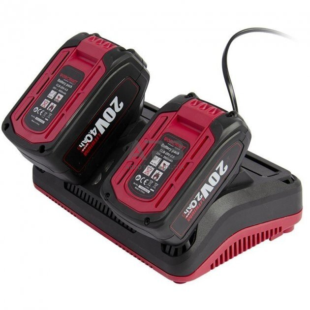 Įkroviklis dvigubas 20V LI-ION WORCRAFT akumuliatoriui 1 Įkroviklis dvigubas 20V LI-ION WORCRAFT akumuliatoriui 1